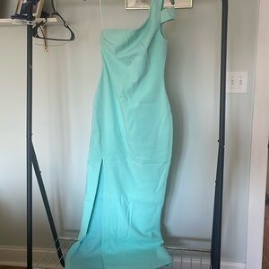 Likely prom or bridesmaid dress